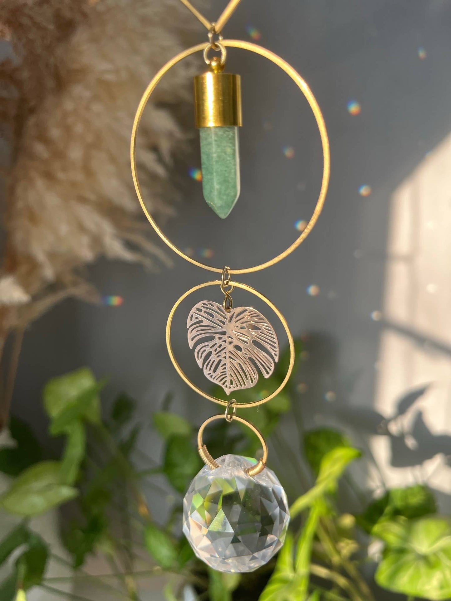 Monstera Suncatcher