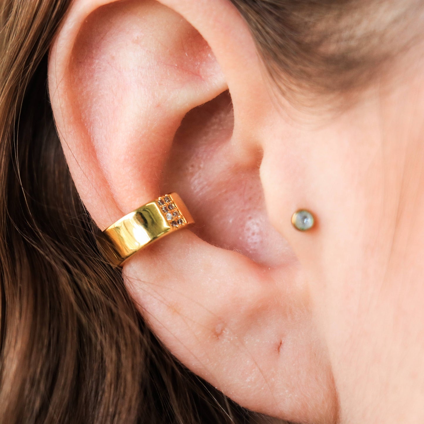 Ear Cuff Pavé | Gold