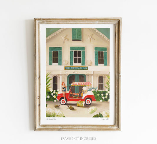 The Mermaid Inn Art Print