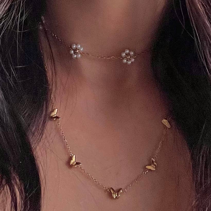 Dounia Butterfly Necklace