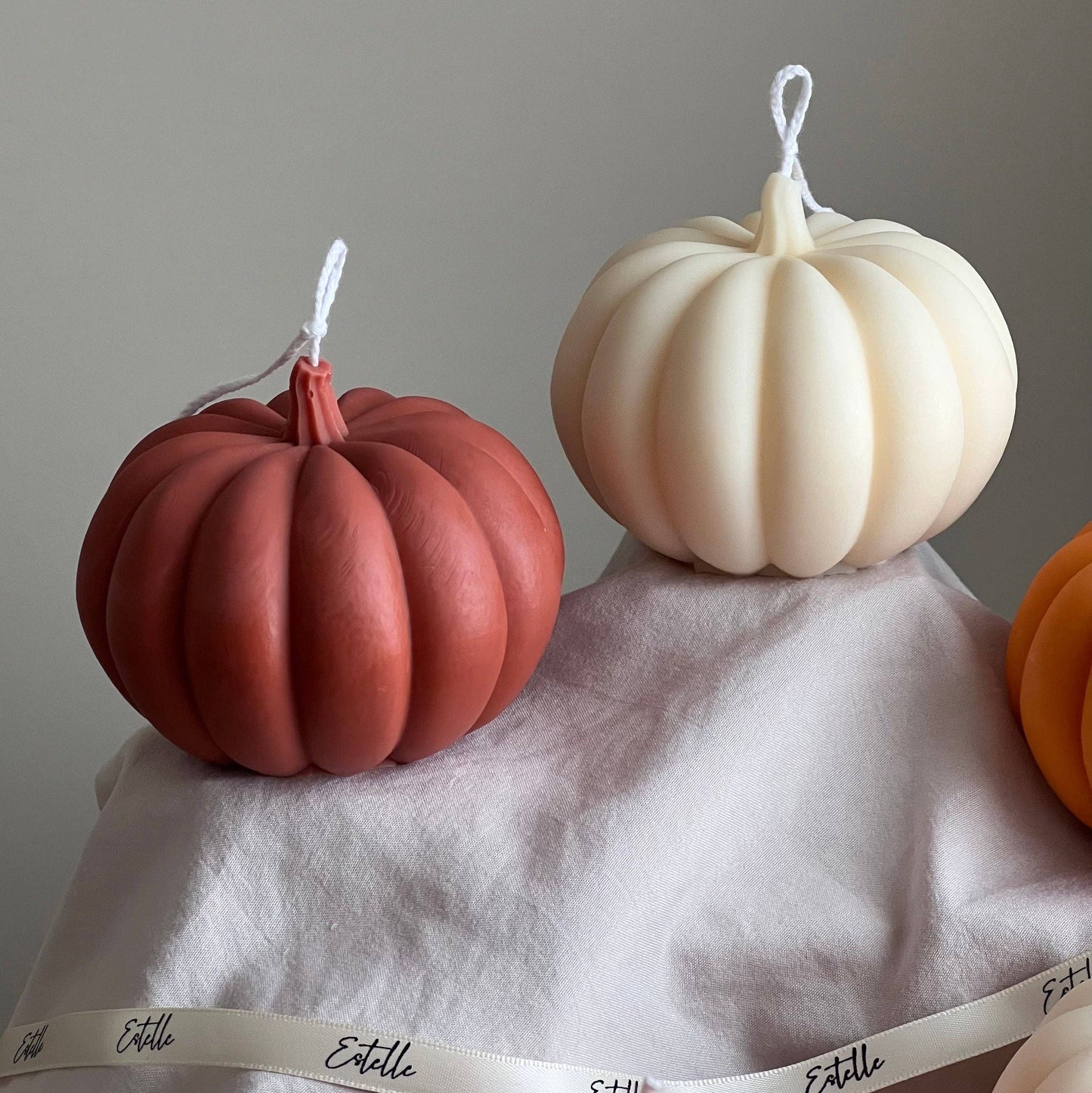 Large Pumpkin Candle | White Maple & Clove
