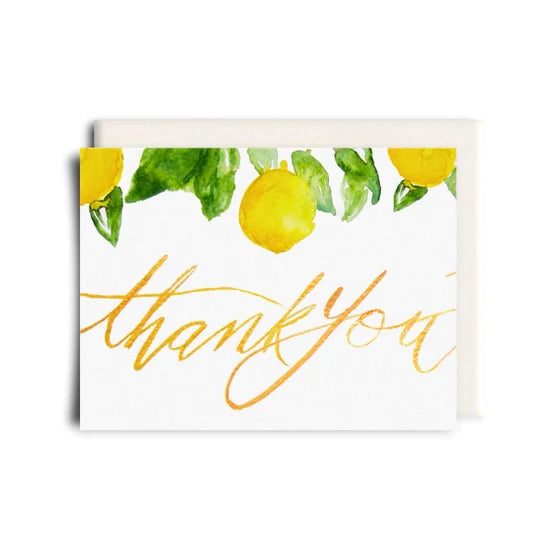 Lemons Thank you Card
