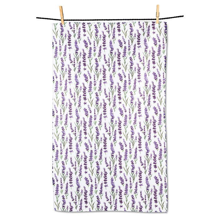 Lavender Double Sided Kitchen Towel