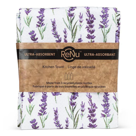 Lavender Double Sided Kitchen Towel