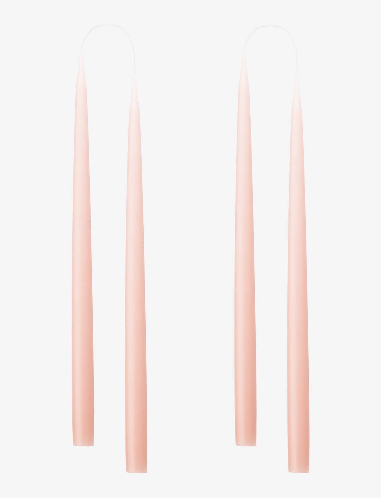 Powder Pink Danish Taper Candle | 10"