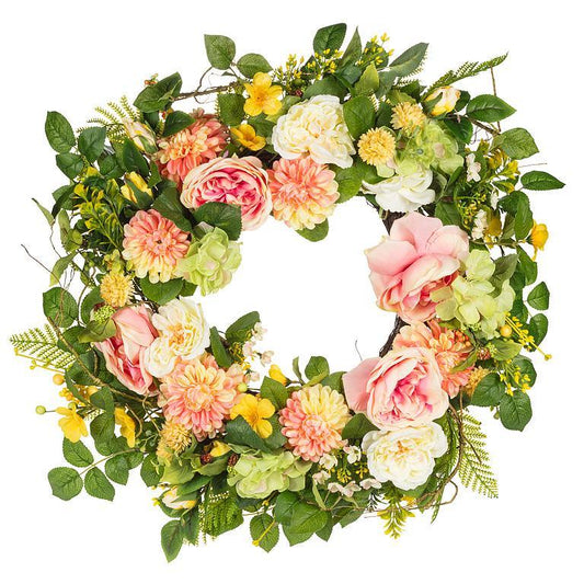 Summer Peony Wreath