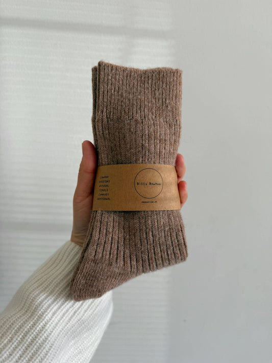 Iceland Wool Socks | Desert Sand