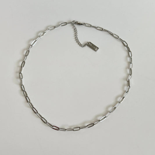 Paperclip Necklace | Silver