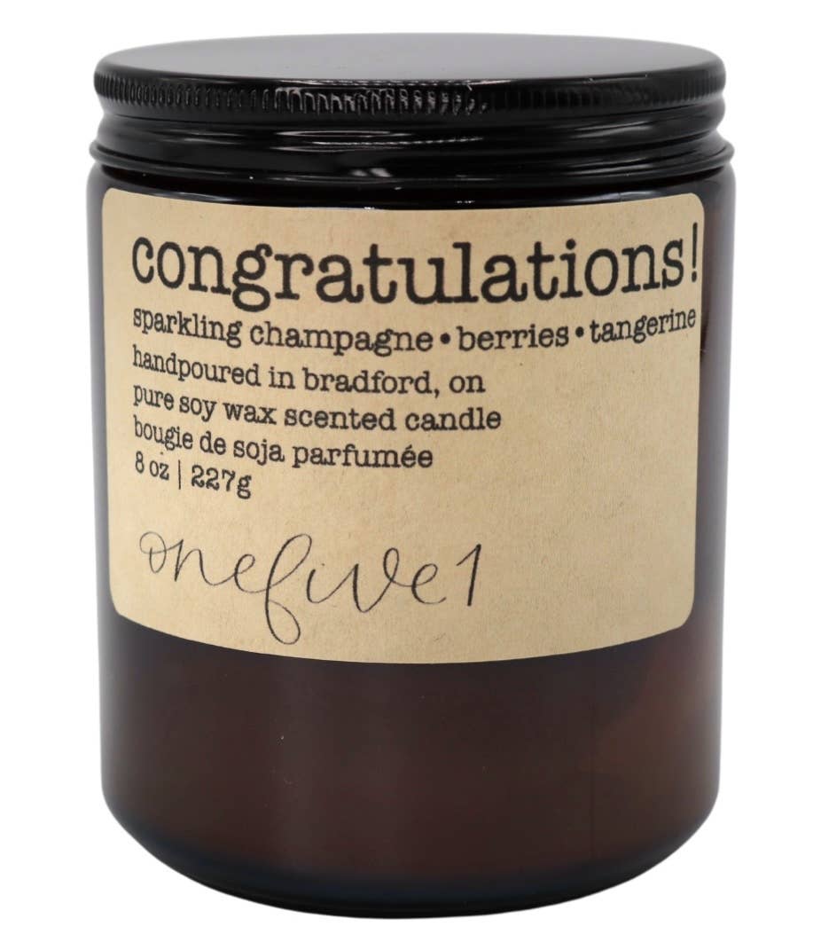 congratulations | soy candle