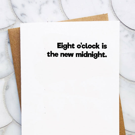 New Midnight | Funny Birthday Card