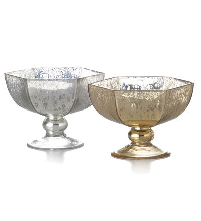 Gold Hurricane Footed Vessel