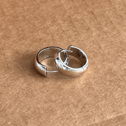 Paris Chunky Hoops 2.0 | Silver