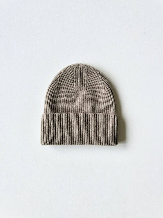 Merino Wool Beanie | Smoke