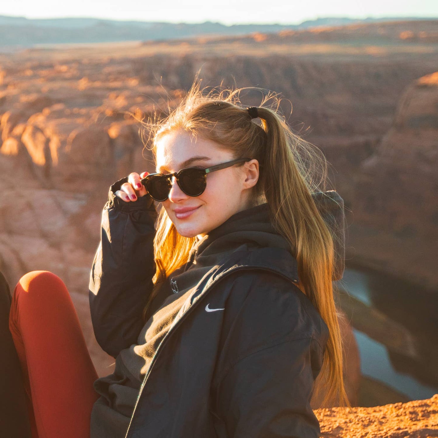 Walnut Tortoise Panto Sunglasses