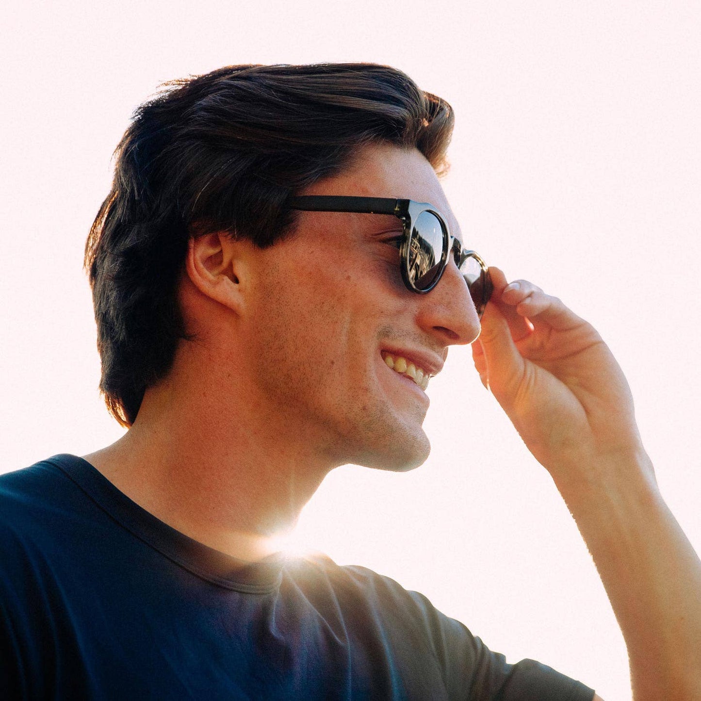 Ebony Panto Sunglasses