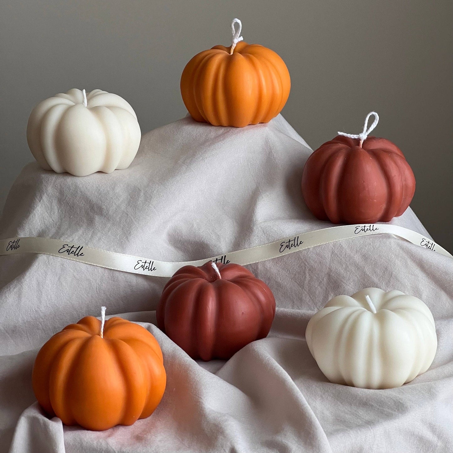 Autumn Pumpkin Candle | White Unscented
