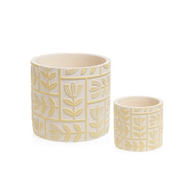 Embossed Leaf Planter | Small