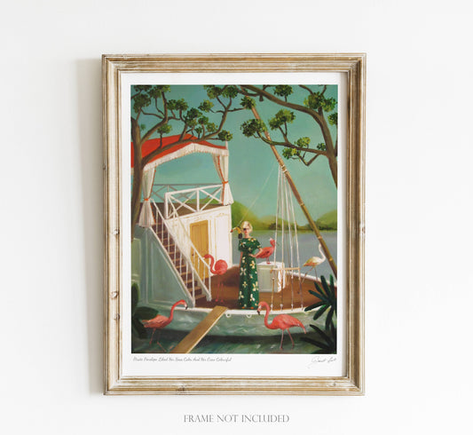 Pirate Penelope Liked Her Seas Calm and her Crew...