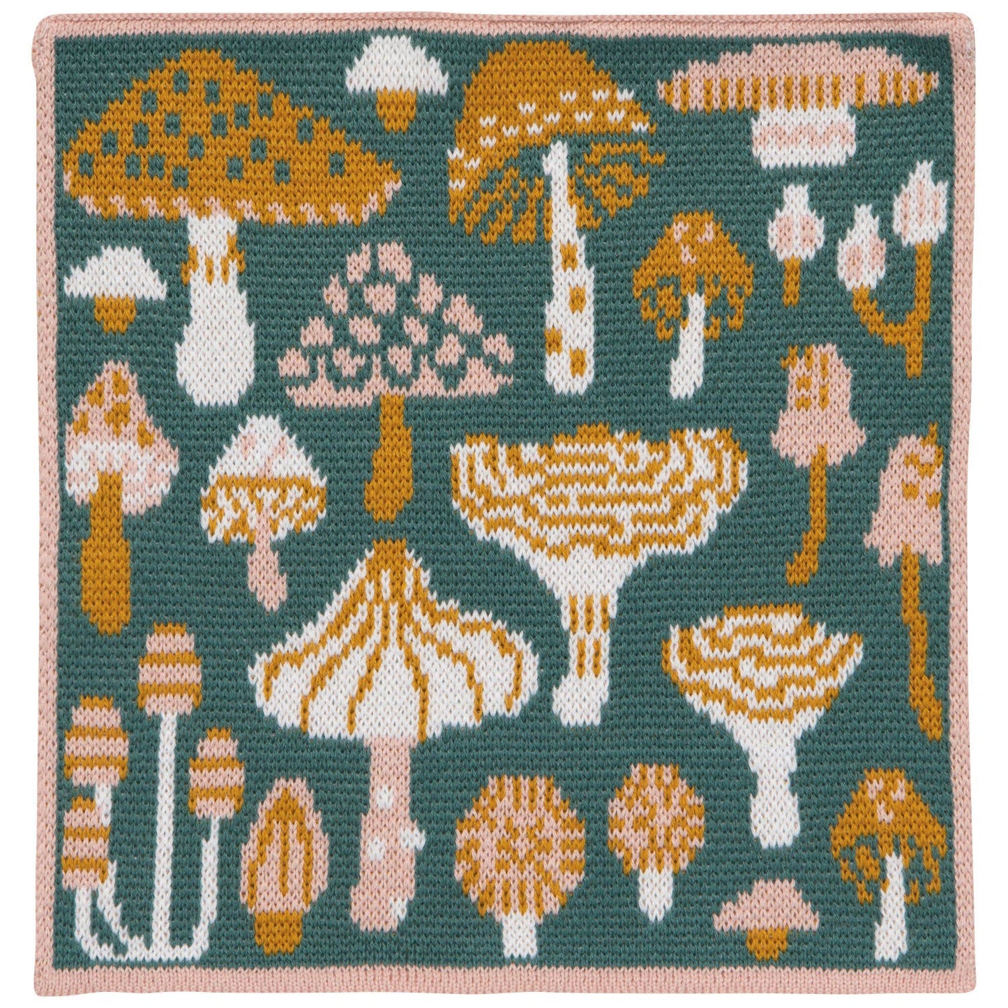 Jubilee Mushroom Gems Knit Dishcloth Set of 3