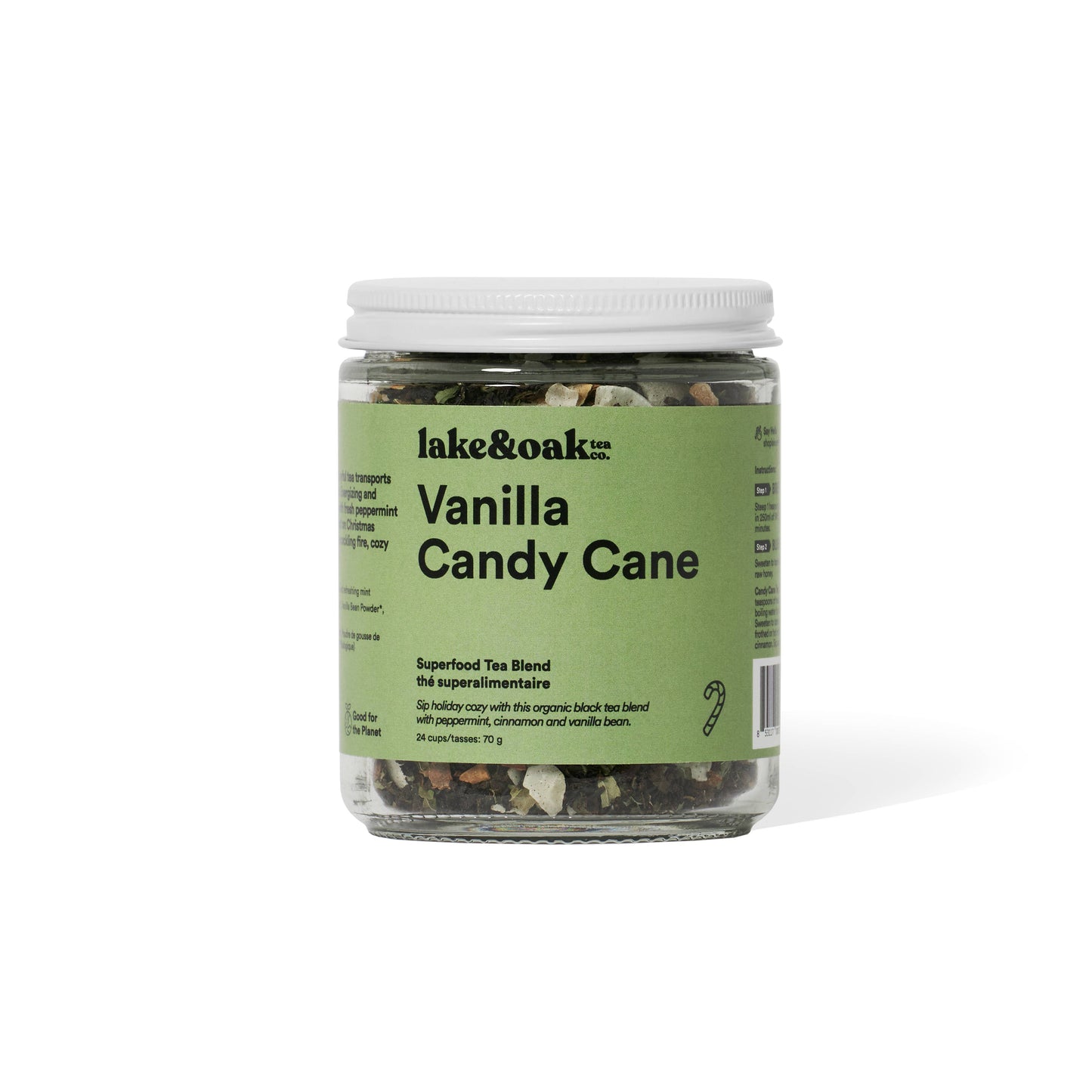 Vanilla Candy Cane - Superfood Tea Blend
