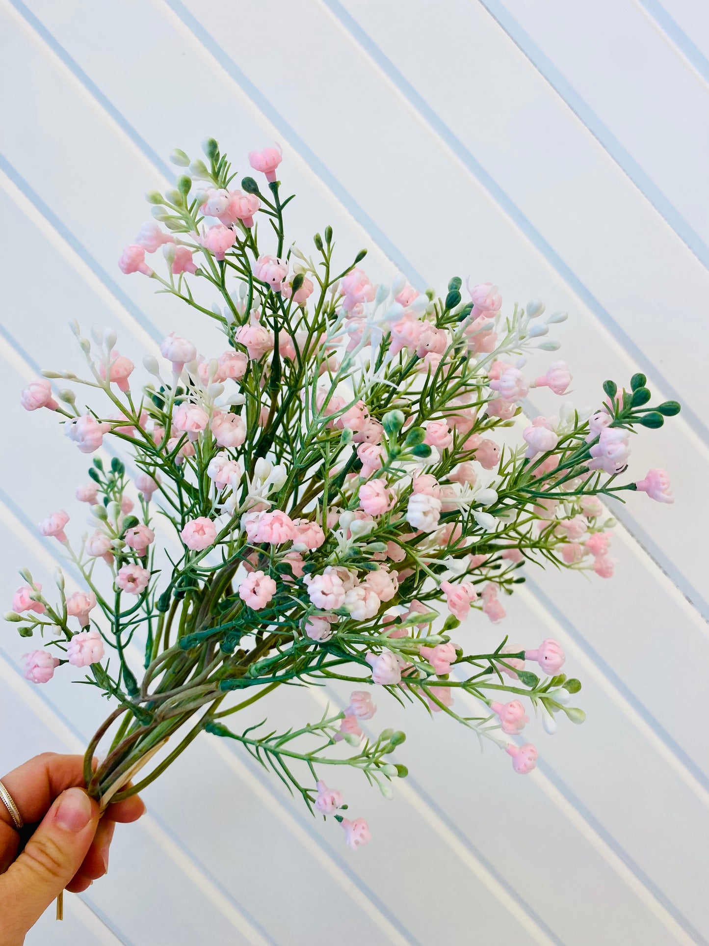 Faux Pink Baby's Breath