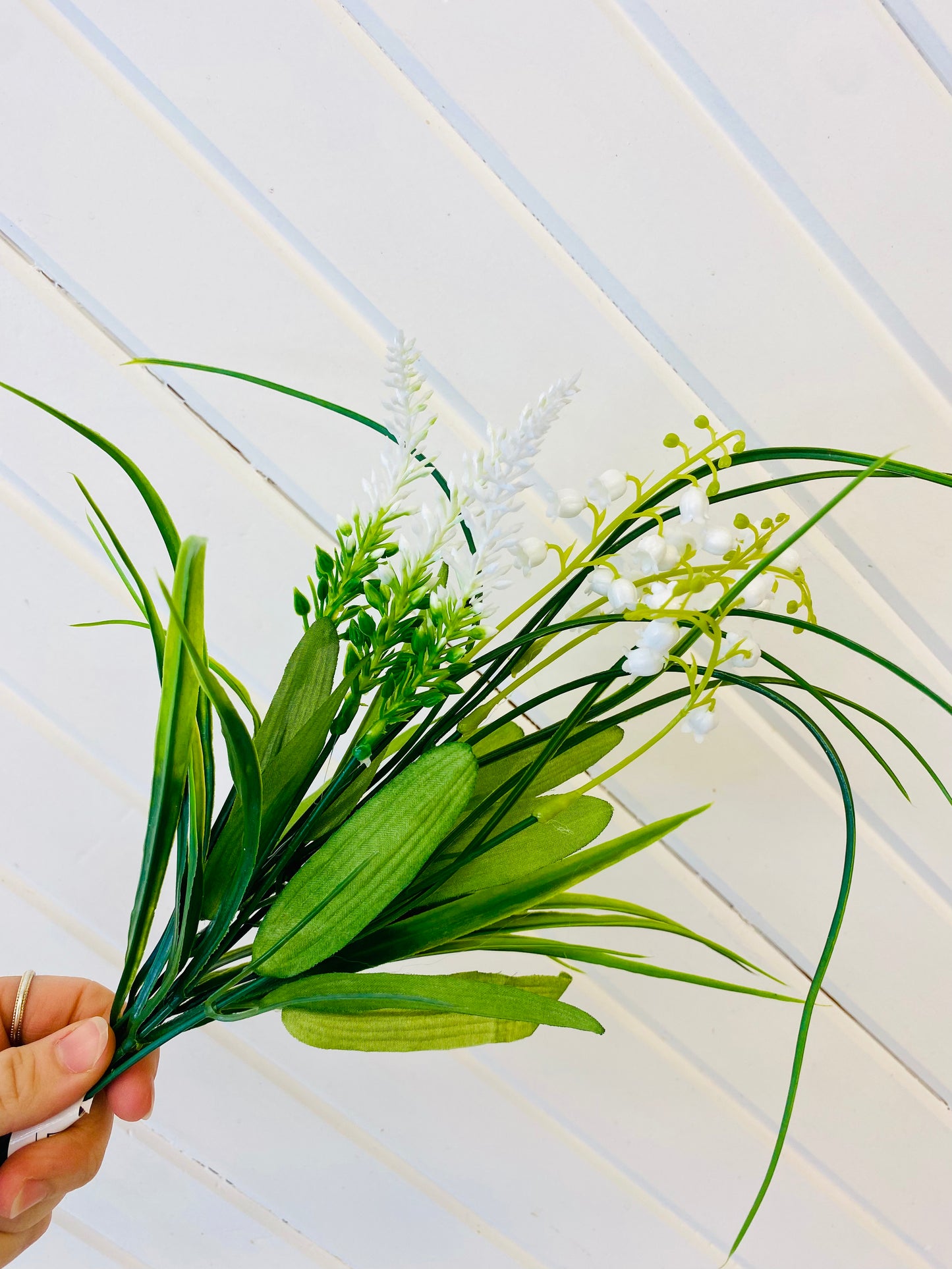 Faux Lily of the Valley Bush