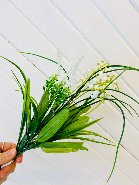 Faux Lily of the Valley Bush