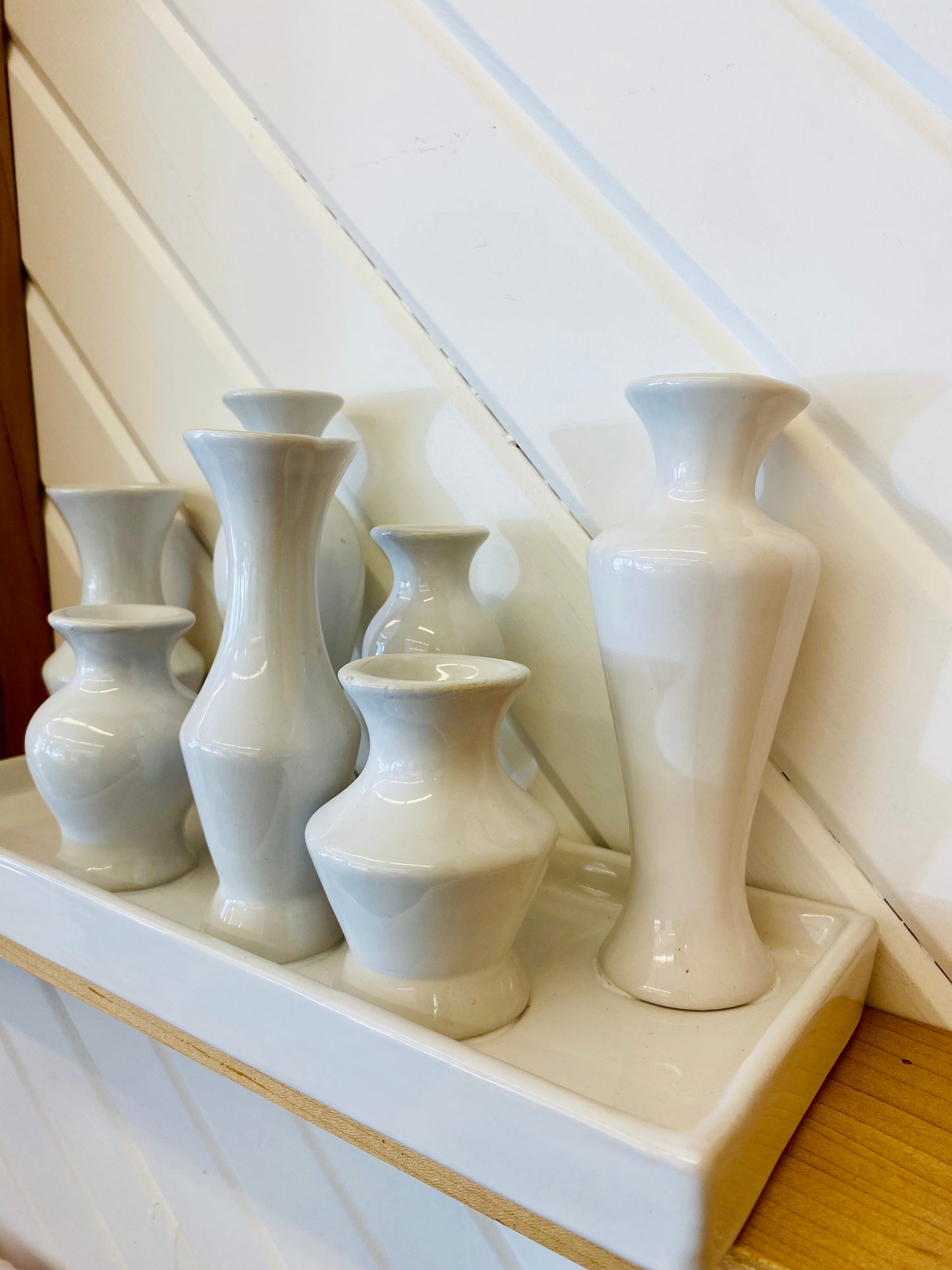 Bud Vase Arrangement on Tray