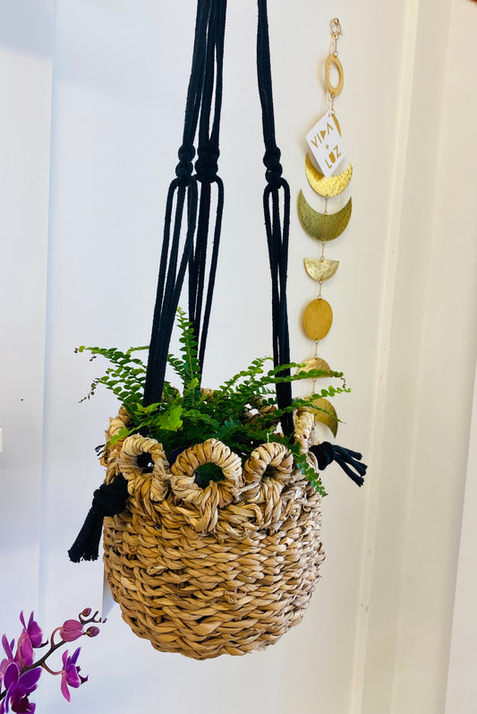 Woven Hanging Planter