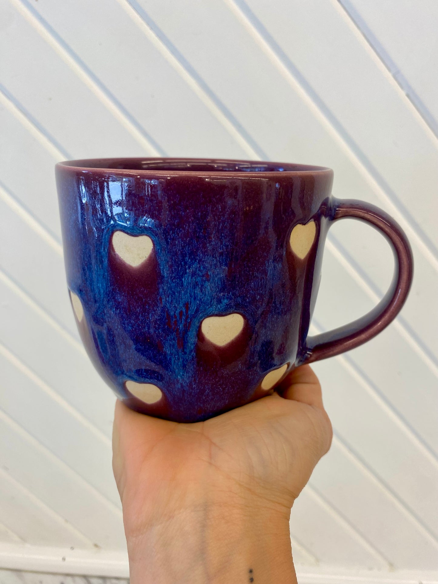Pottery Heart Mug