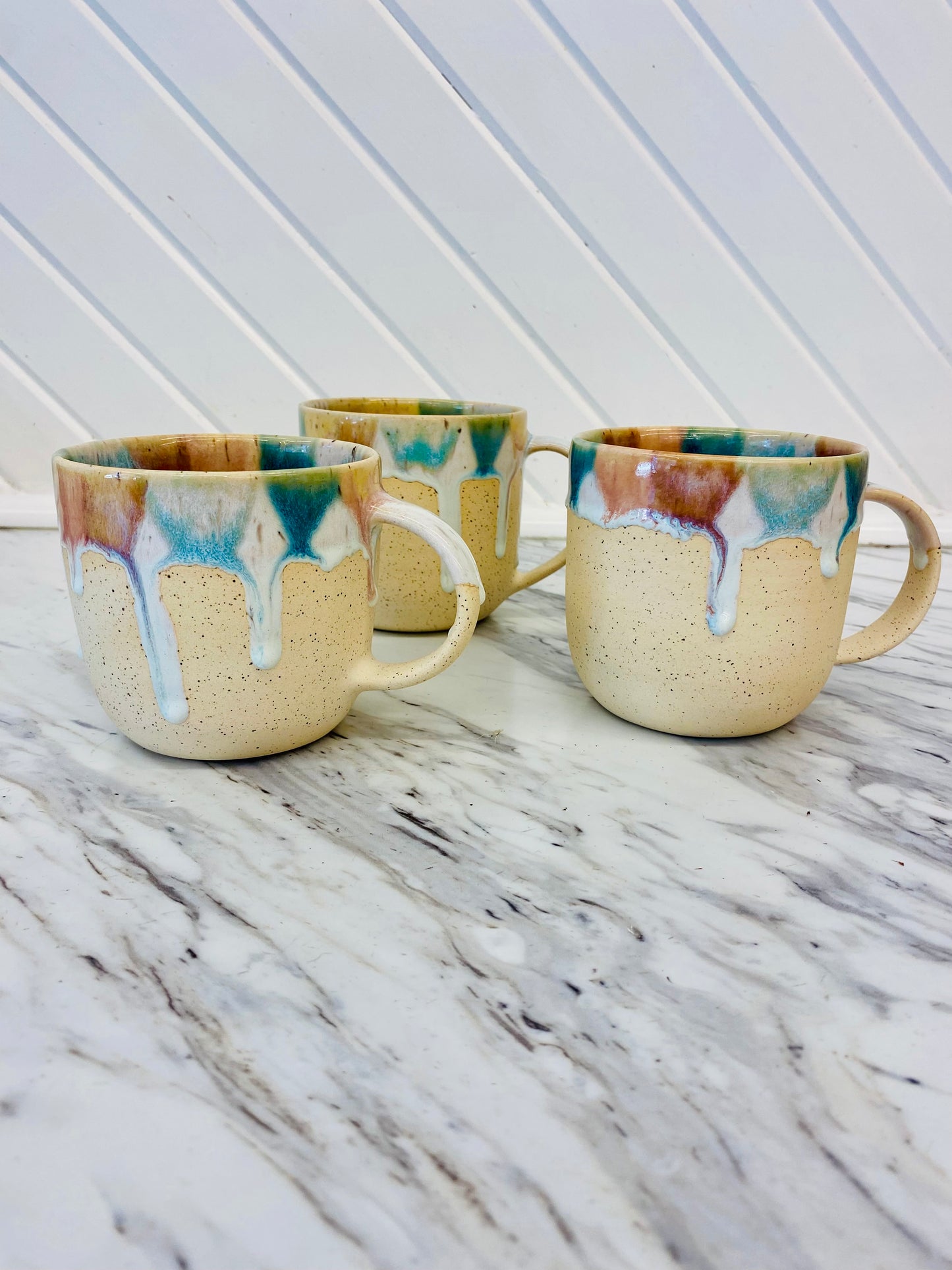 Ice-Cream Drip Pottery Mug