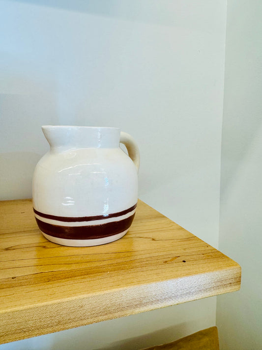 beige milk jug I pottery