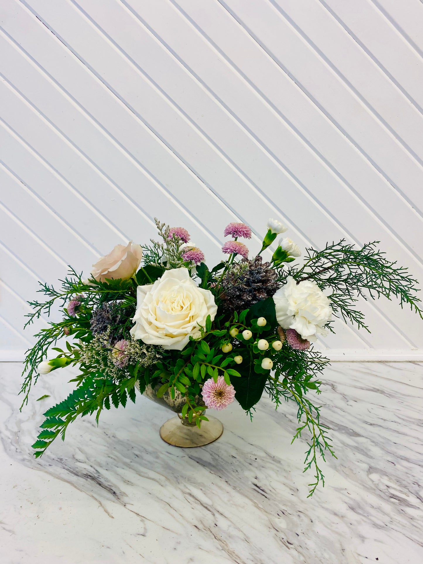 Holiday Arrangement | Rosy Glow