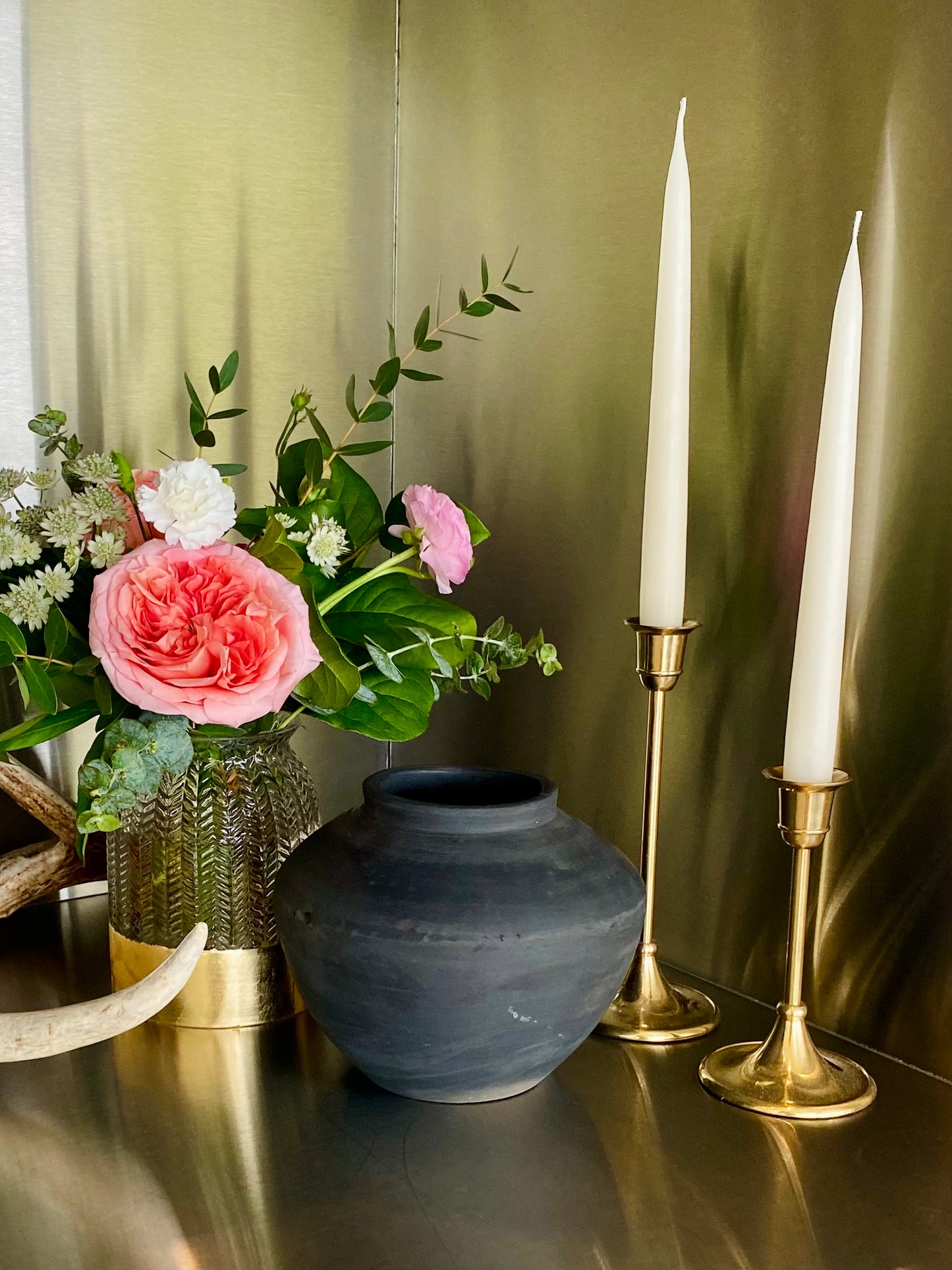 Antique Brass Candlestick