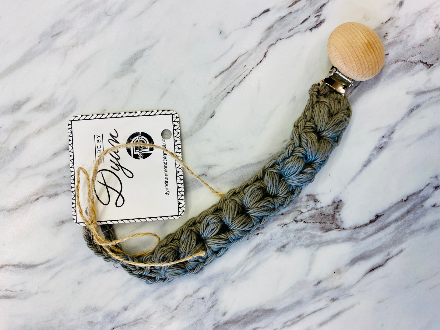 Crochet Pacifier Clip