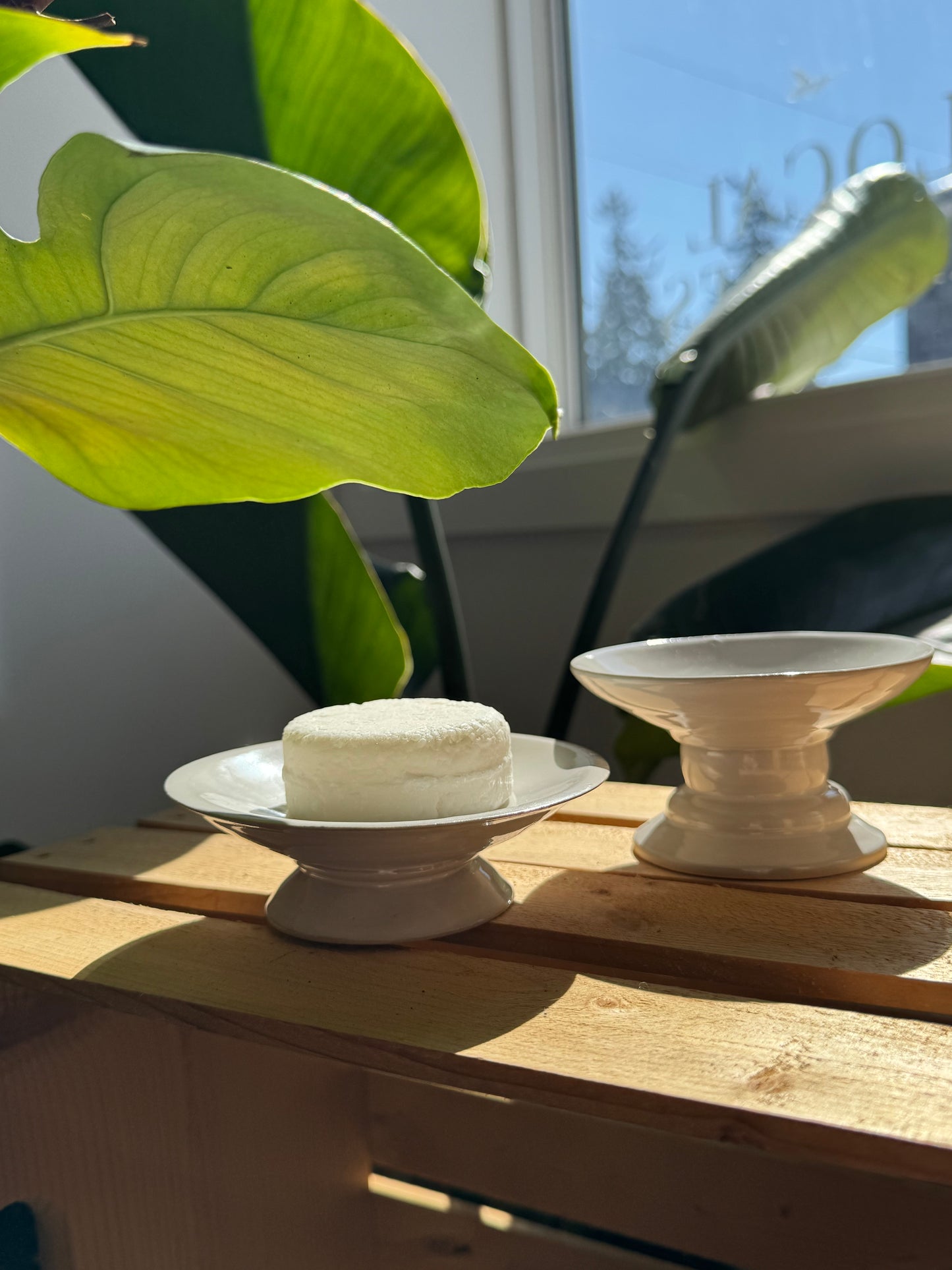 pedestal tray I pottery