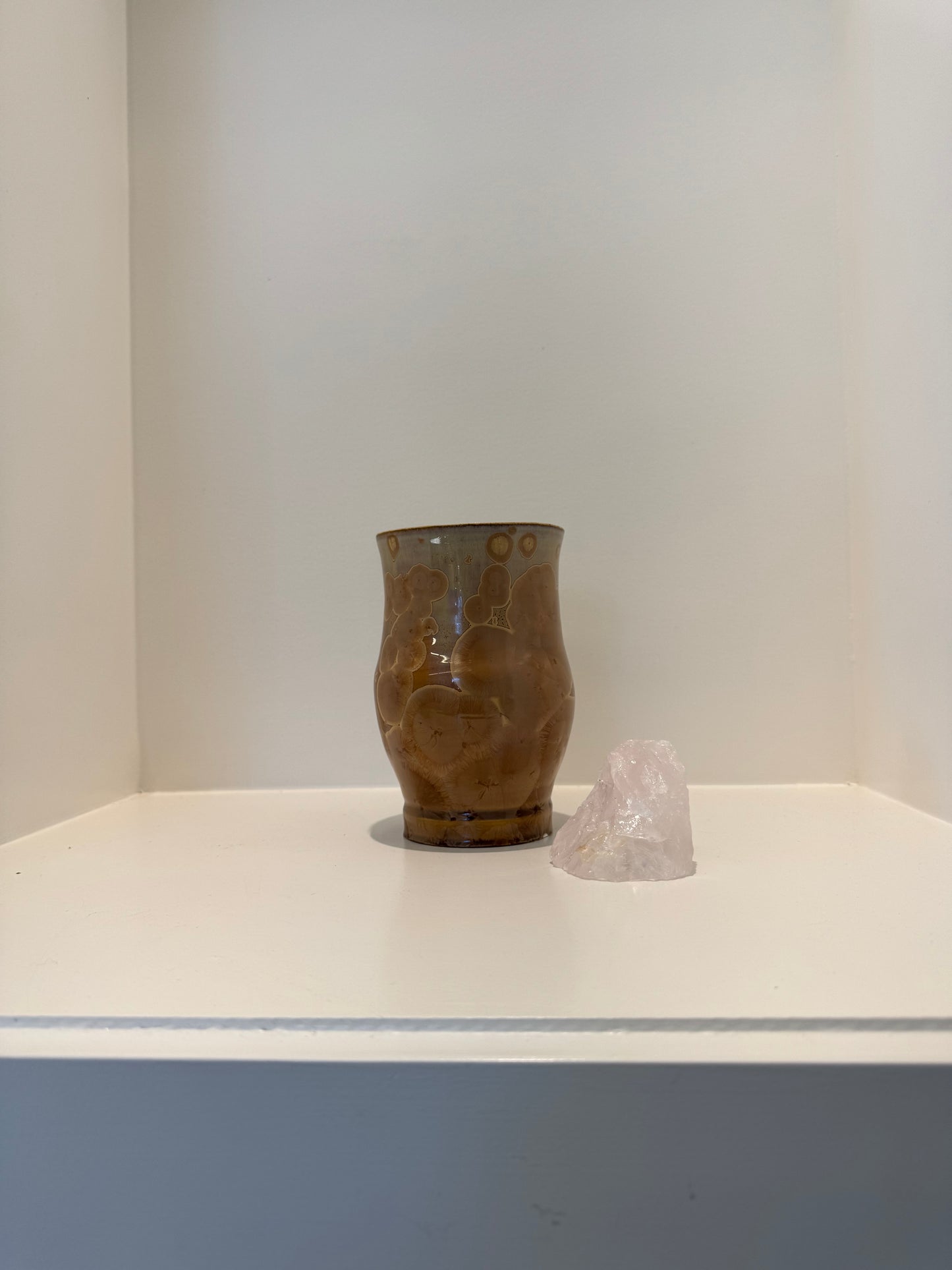 crystalline vase I pottery
