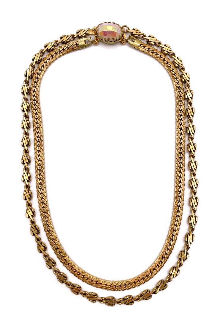 Sun Kissed Double Stranded Necklace