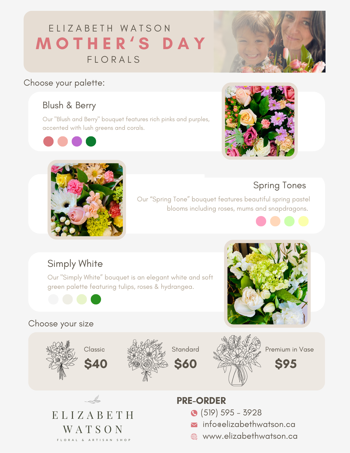Mother's Day Bouquet | Spring Palette