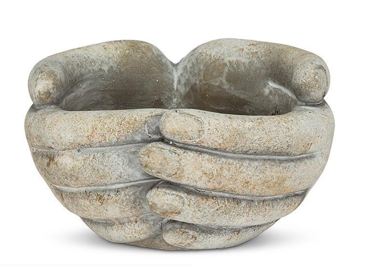 Cupping Hands Planter