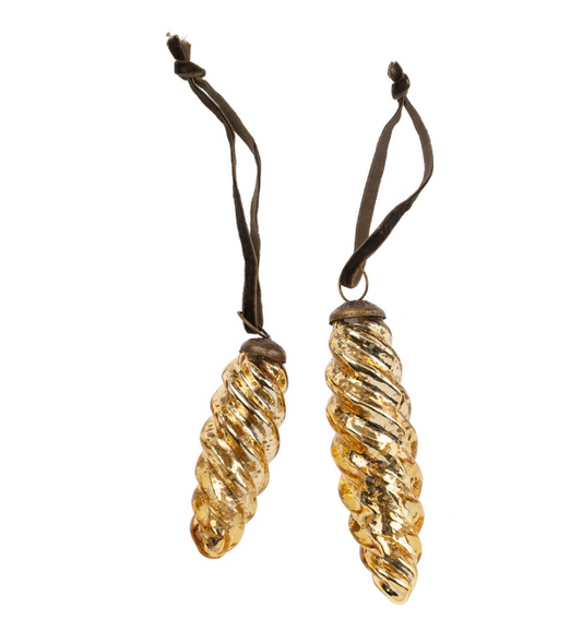 Icicle Ornament Gold