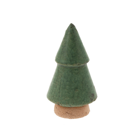 Raw Clay Christmas Tree | Green