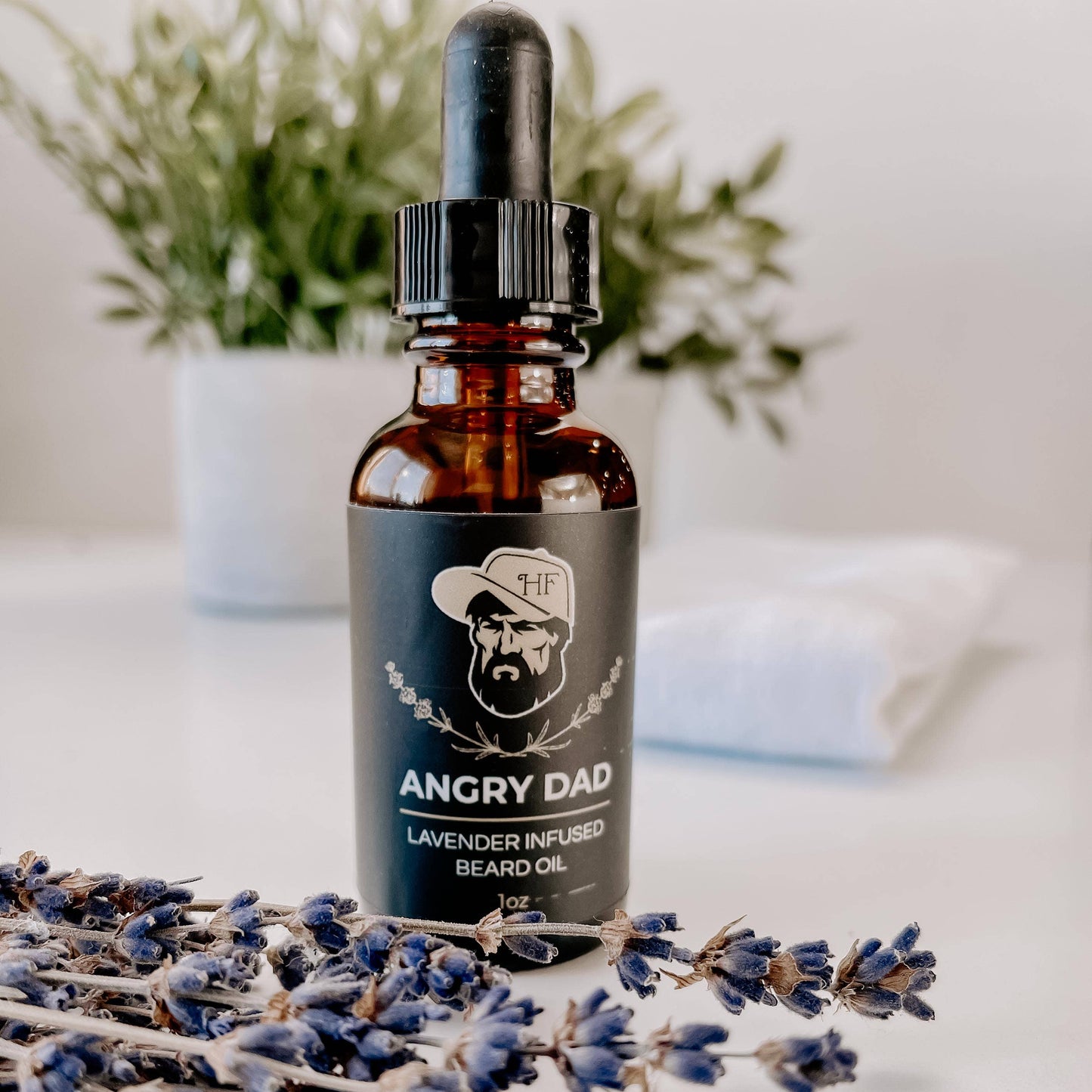 Men's | Angry Dad Lavender Infused Beard Oil