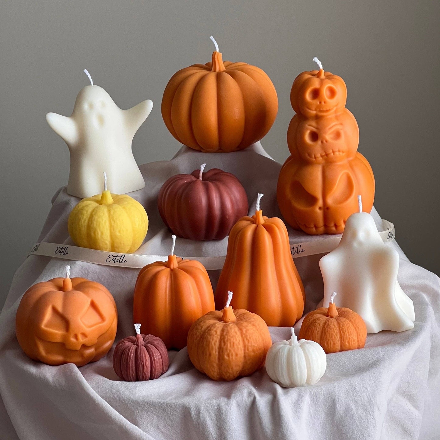 Large Pumpkin Candle | Spiced Pumpkin Apple & Nutmeg