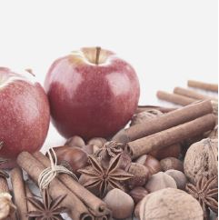 Spiced Apple Candle Large Amber