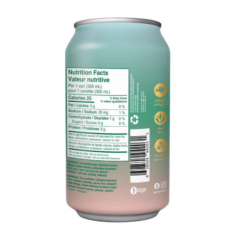 Grapefruit Cucumber | Collagen-infused Sparkling Water