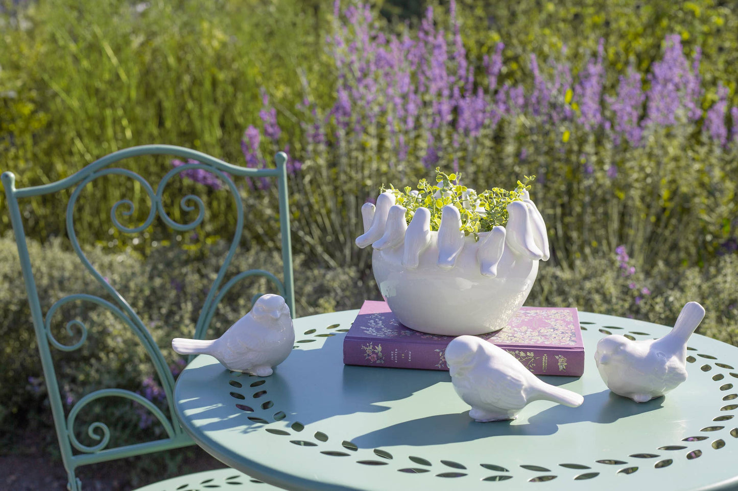 White Ceramic Bird