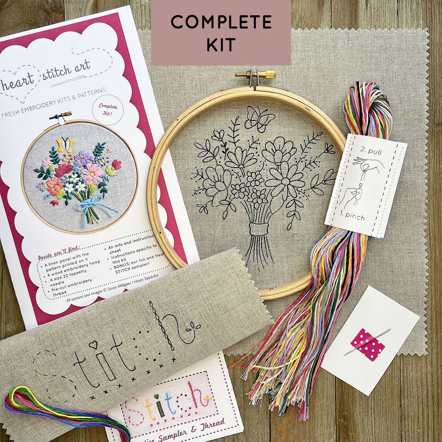 Embroidery Kit | Flower