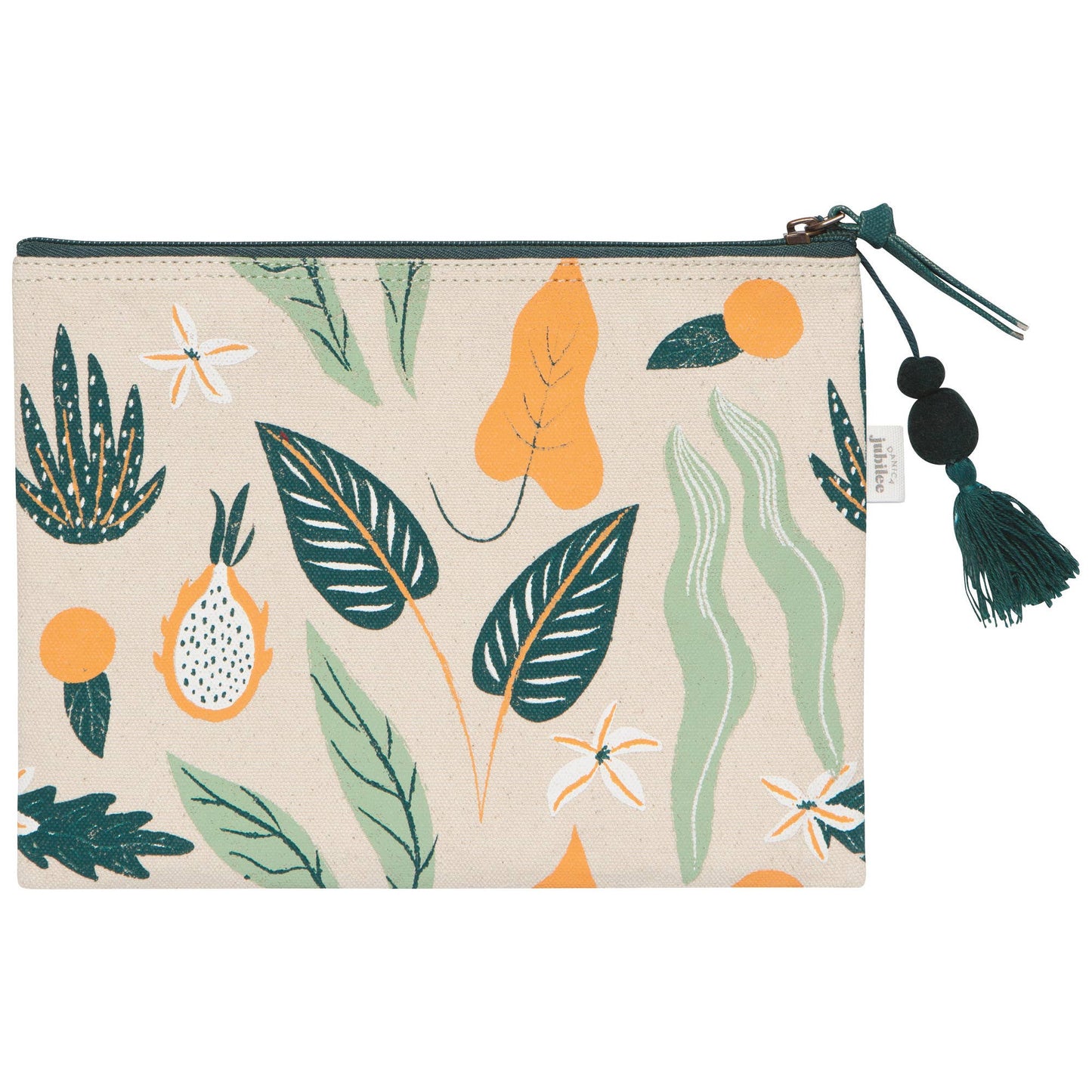 Paradise Foliage Zipper Pouch