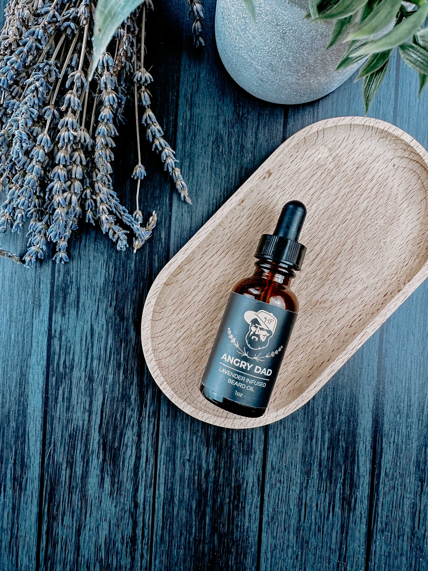 Men's | Angry Dad Lavender Infused Beard Oil